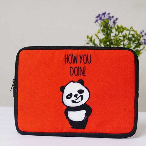 Panda Printed Laptop Sleeve/Cover 11 inch